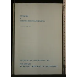 PRINCIPLES OF ELECTRIC RESPONSE AUDIOMETRY SUPPLEMENTO N. 28