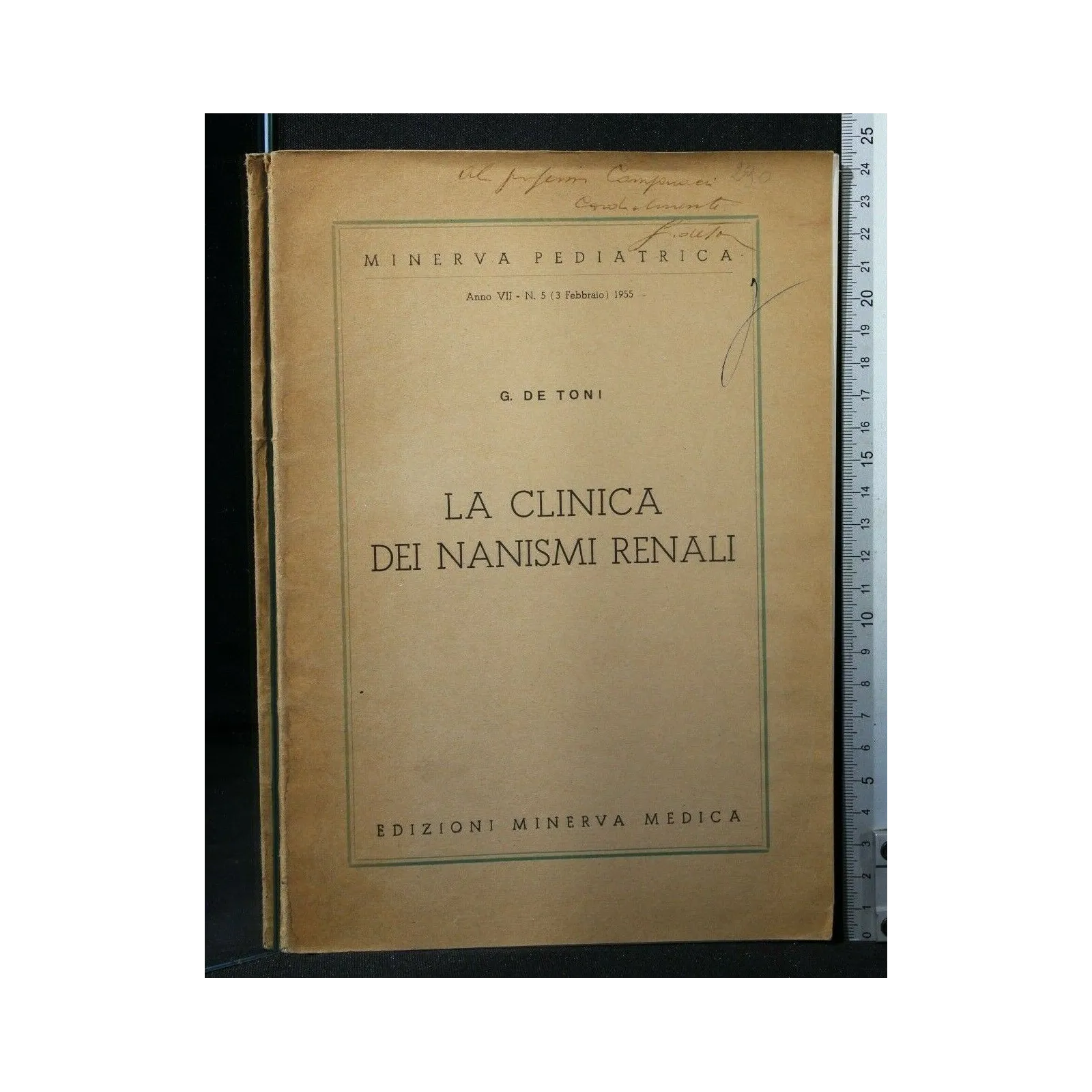LA CLINICA DEI NANISMI RENALI ESTRATTO DA MINERVA PEDIATRICA