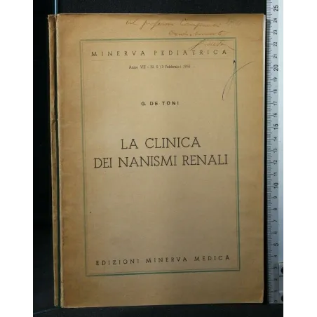 LA CLINICA DEI NANISMI RENALI ESTRATTO DA MINERVA PEDIATRICA