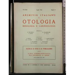 RACCOLTA DI STUDI E DI PUBBLICAZIONI DELLA CLINICA