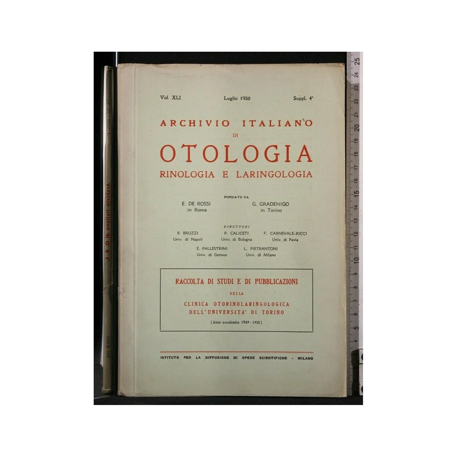 RACCOLTA DI STUDI E DI PUBBLICAZIONI DELLA CLINICA