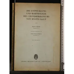 DIE ENTWICKLUNG UND MORPHOLOGIE DES CHONDROKRANIUMS VON MYOTIS