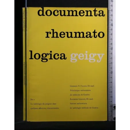 DOCUMENTA RHEUMATOLOGICA LA RADIOOGIE DU POIGNET DANS QUELQUES