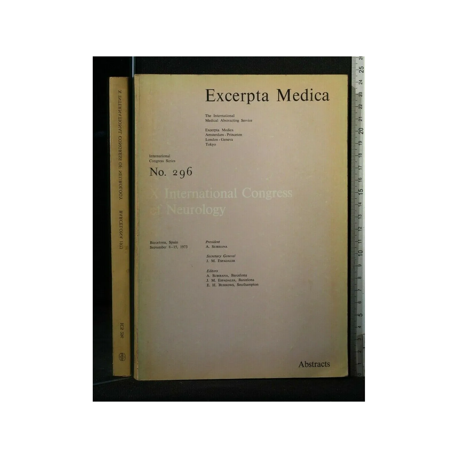 X INTERNATIONAL CONGRESS OF NEUROLOGY N. 296