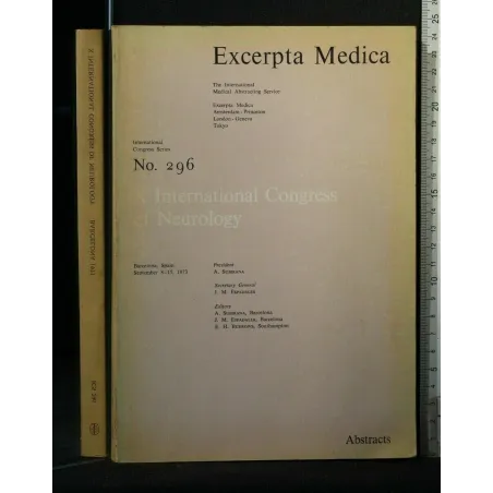 X INTERNATIONAL CONGRESS OF NEUROLOGY N. 296