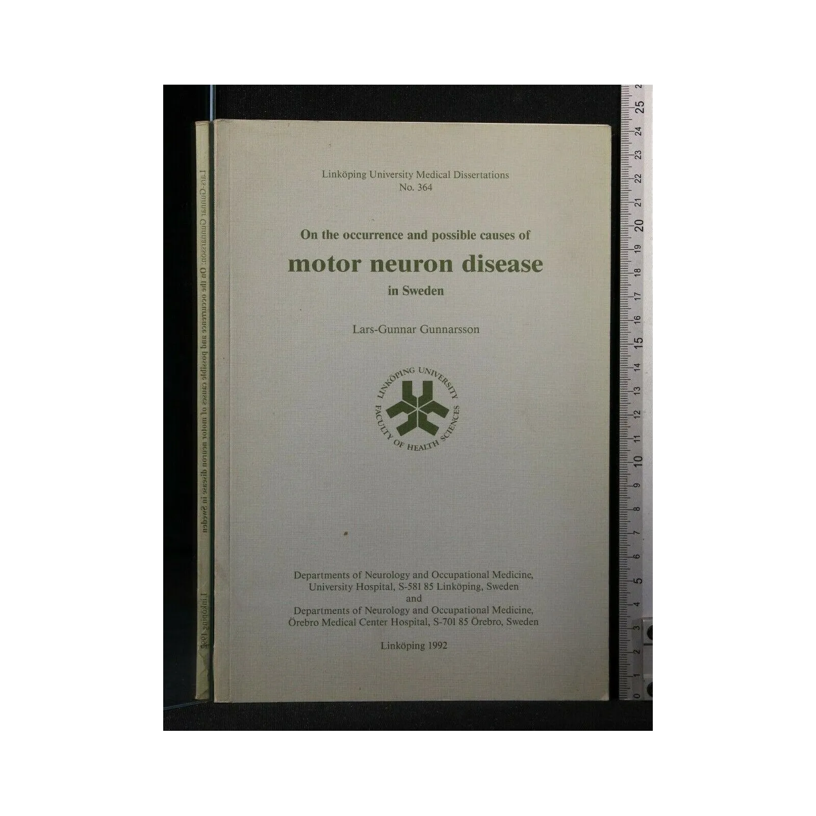 ON THE OCCURRENCE AND POSSIBLE CAUSES OF MOTOR NEURON DISEASE IN