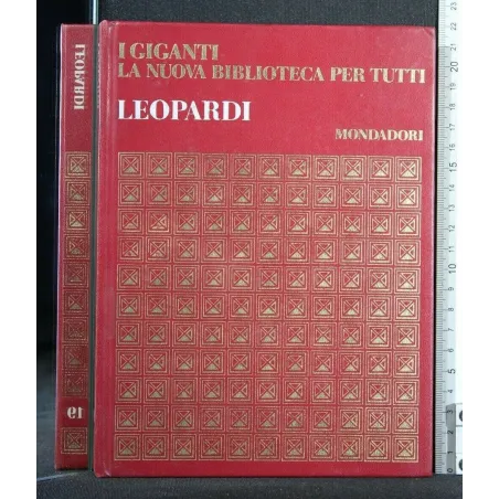 I GIGANTI LA NUOVA BIBLIOTECA PER TUTTI LEOPARDI