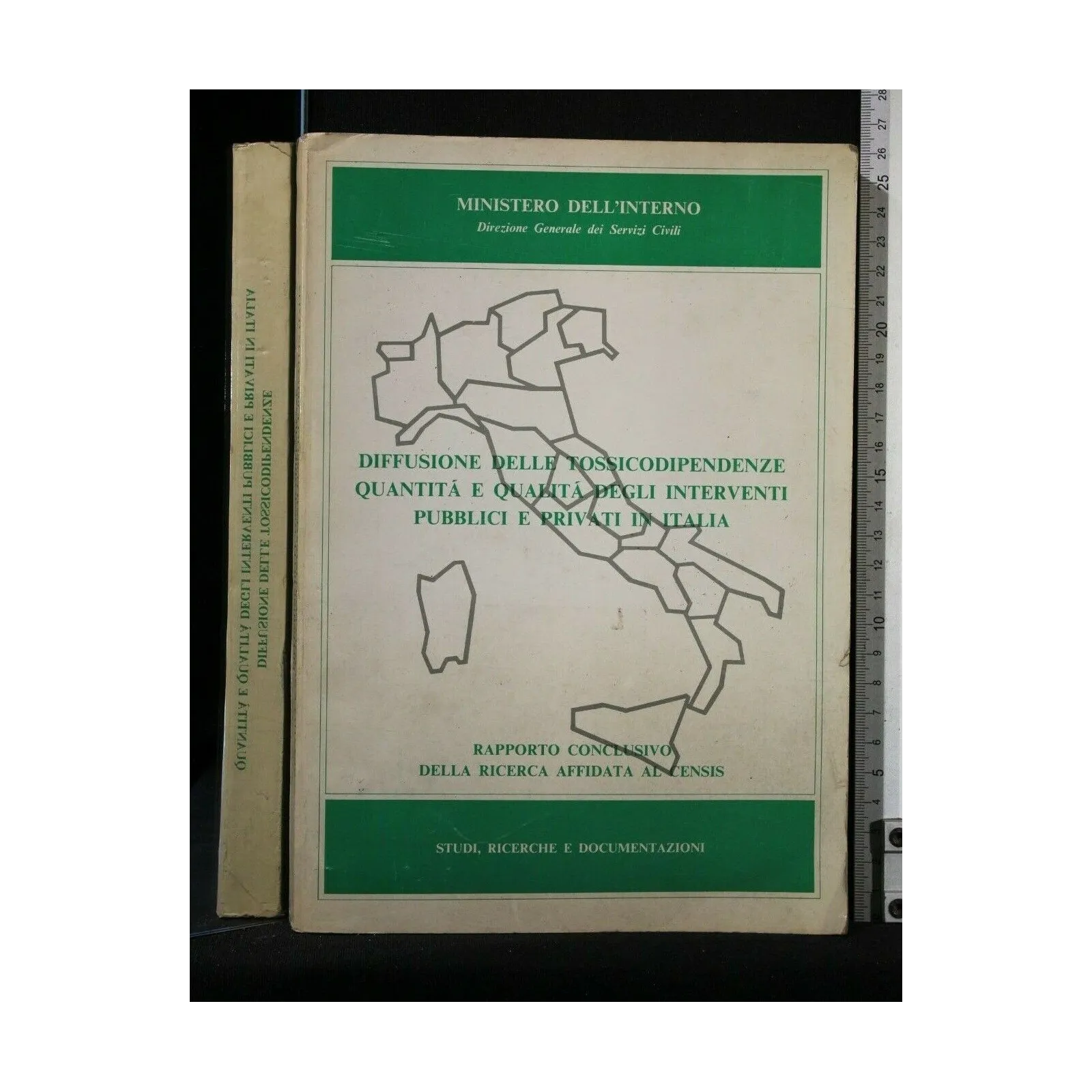 DIFFUSIONE DELLE TOSSICODIPENDENZE QUANTITA' E QUALITA' DEGLI