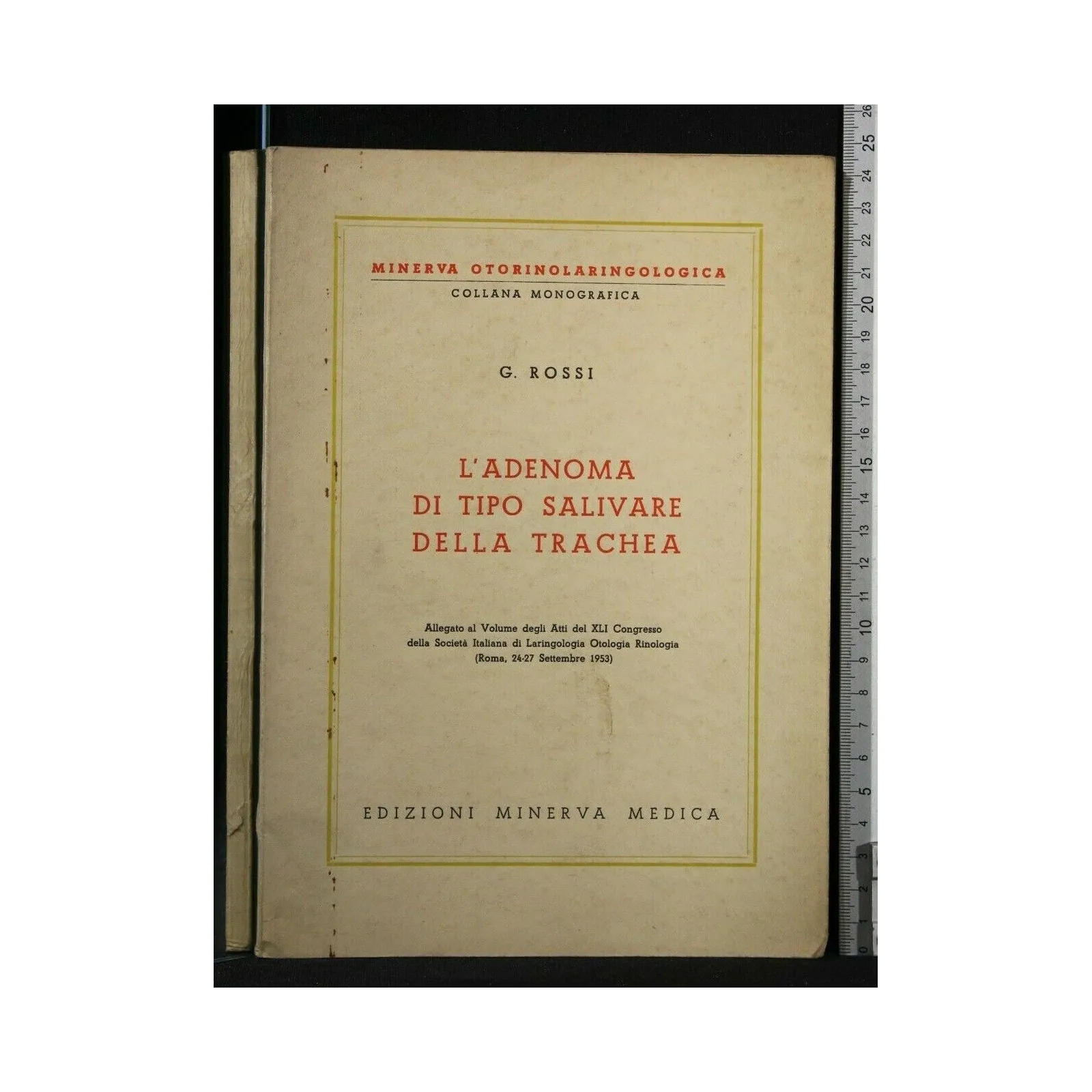 L'ADENOMA DI TIPO SALIVARE DELLA TRACHEA ALLEGATO AL VOLUME DEI
