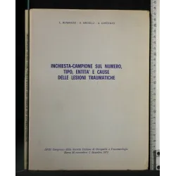 RICHIESTA-CAMPIONE SUL NUMERO, TIPO, ENTITA' E CAUSE DELLE