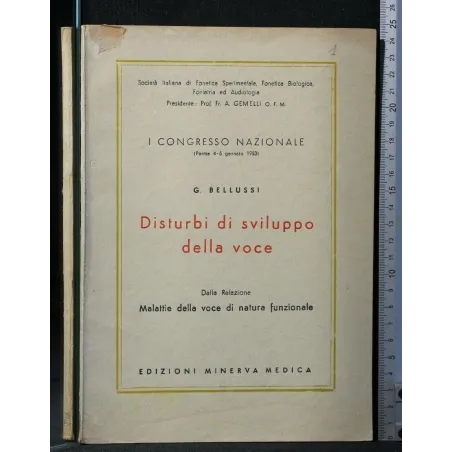 DISTURBI DI SVILUPPO DELLA VOCE DALLA RELAZIONE: MALATTIE DELLA