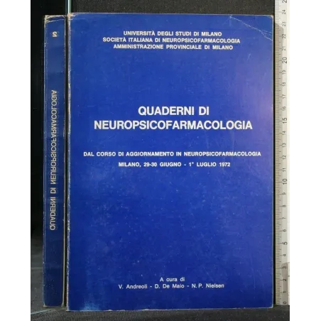 QUADERNI DI NEUROPSICOFARMACOLOGIA