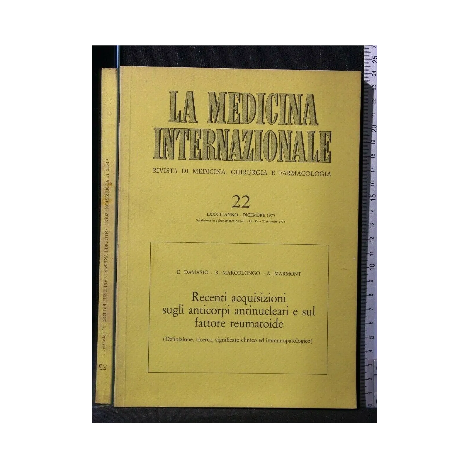 LA MEDICINA INTERNAZIONALE RIVISTA DI MEDICINA, CHIRURGIA E