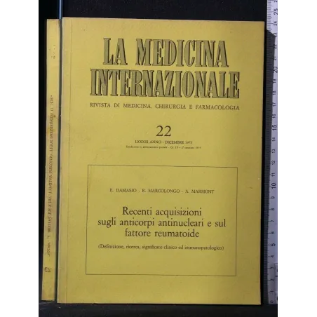 LA MEDICINA INTERNAZIONALE RIVISTA DI MEDICINA, CHIRURGIA E
