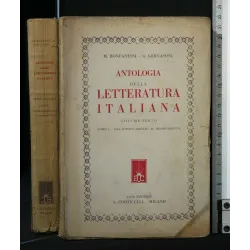 ANTOLOGIA DELLA LETTERATURA ITALIANA VOLUME 3 TOMO 1 DAL