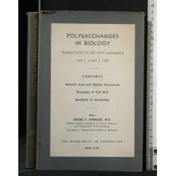 POLYSACCHARIDES IN BIOLOGY