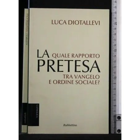 LA PRETESA QUALE RAPPORTO TRA ANGELO E ORDINE SOCIALE?
