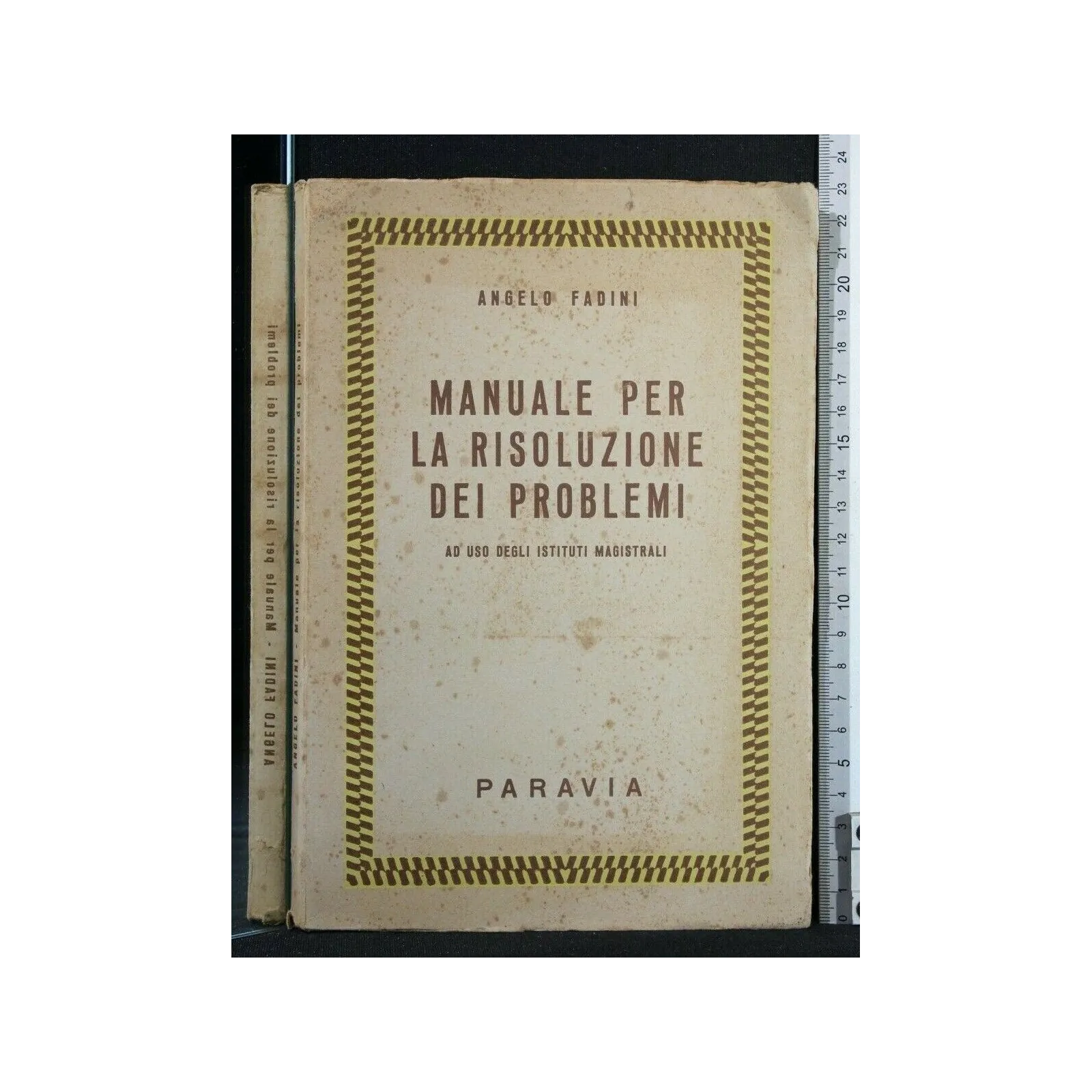 MANUALE PER LA RISOLUZIONE DEI PROBLEMI AD USO DEGLI ISTITUTI