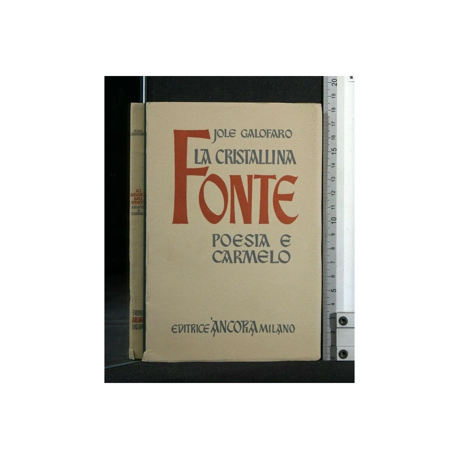 LA CRISTALLINA FONTE POESIA E CARMELO