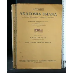 ANATOMIA UMANA VOLUME XII EMBRIOLOGIA INDICE