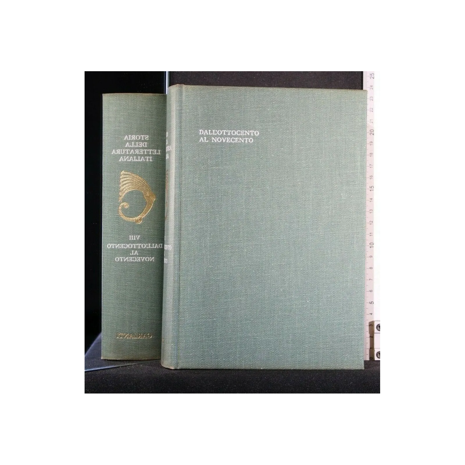 STORIA DELLA LETTERATURA ITALIANA DALL'OTTOCENTO AL NOVECENTO