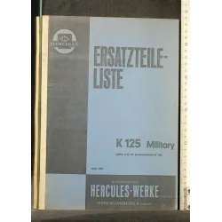 ERSATZTEILE-LISTE K 125 MILITARY