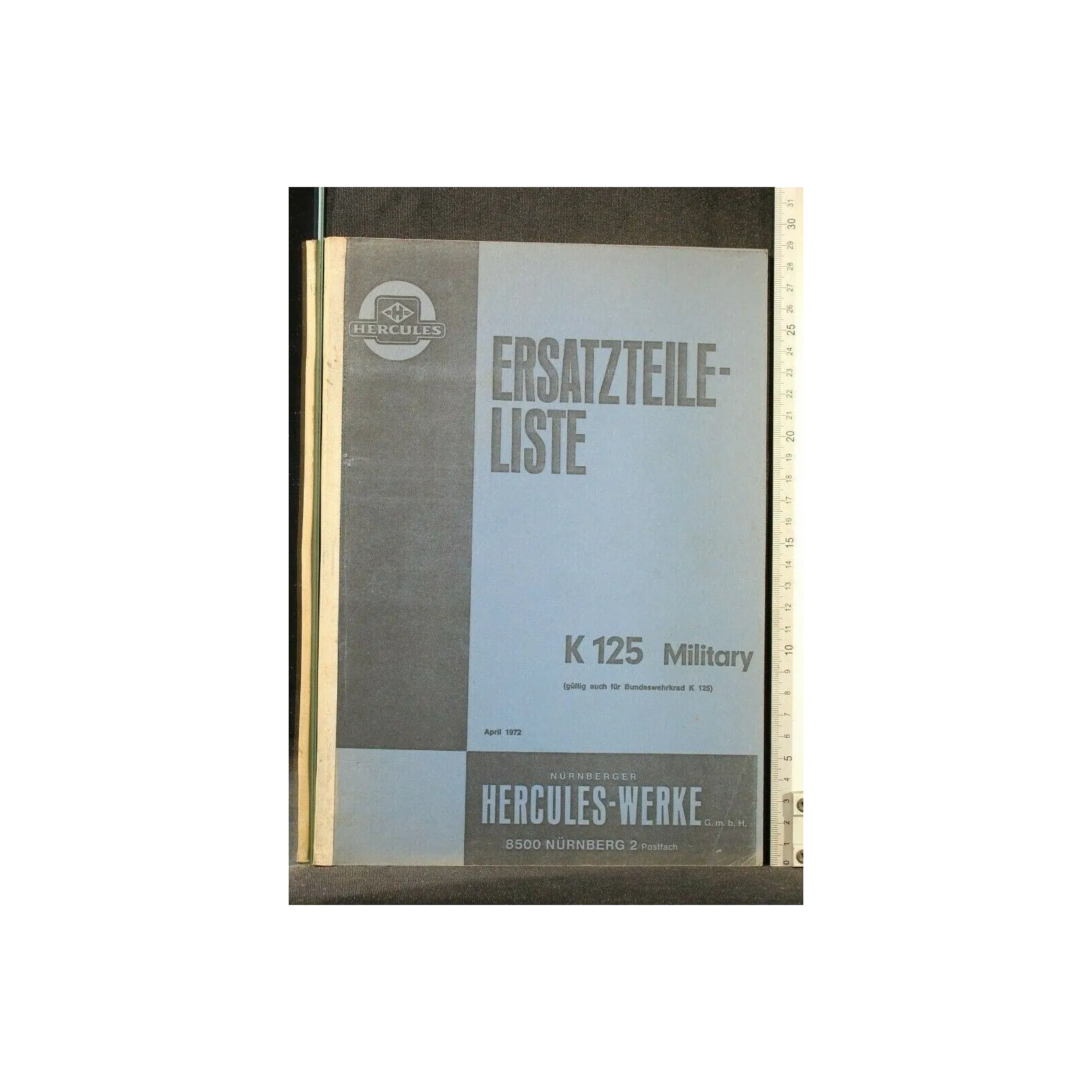 ERSATZTEILE-LISTE K 125 MILITARY