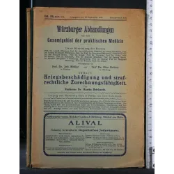 WURZBURGER ABHANDLUNGEN AUS DEM GESAMTGEBIET DER PRAKTISCHEN