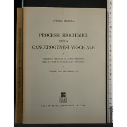 PROCESSI BIOCHIMICI NELLA CANCEROGENESI VESCICALE RELAZIONE
