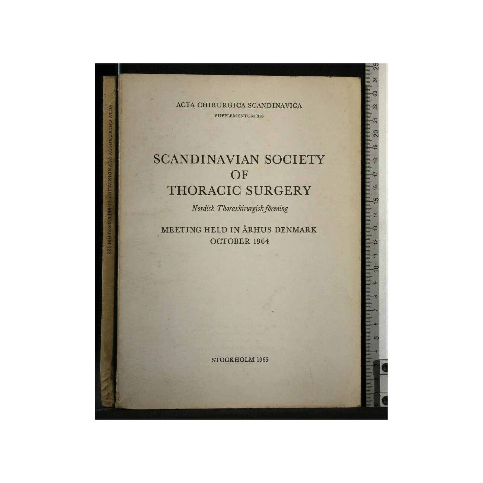 SCANDINAVIAN SOCIETY OF THORACIC SURGERY NORDISK THORAXKIRURGISK
