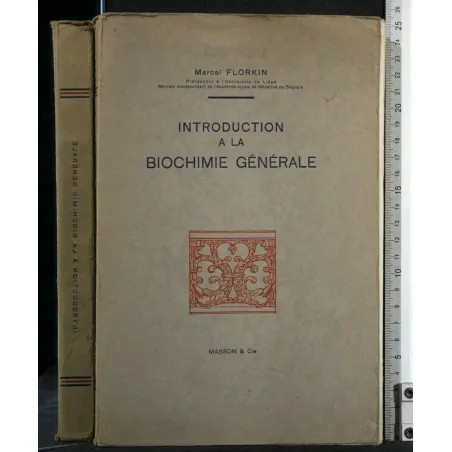 INTRODUCTION A LA BIOCHIMIE GENERALE