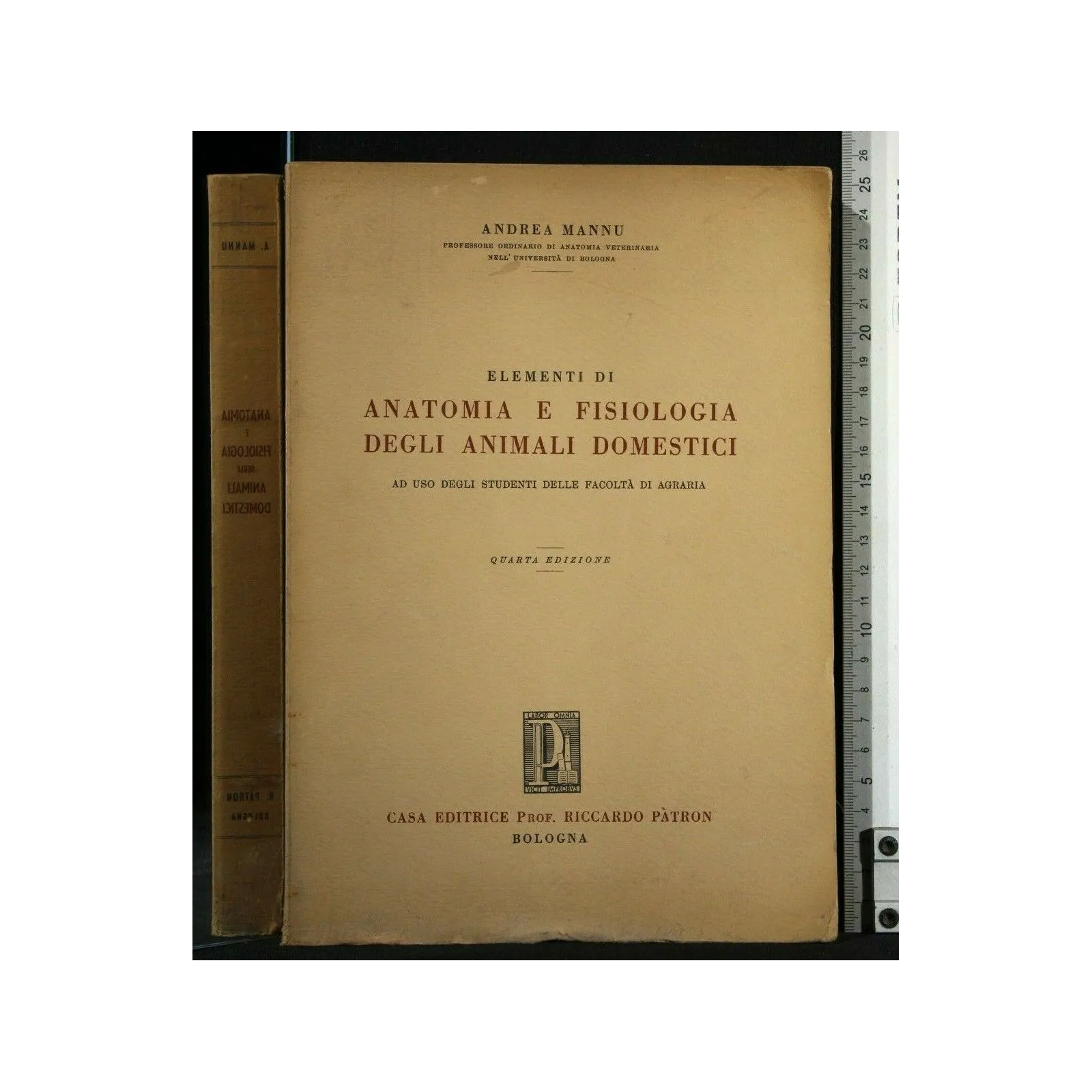 ELEMENTI DI ANATOMIA E FISIOLOGIA DEGLI ANIMALI DOMESTICI