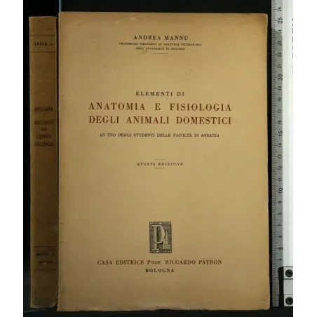 ELEMENTI DI ANATOMIA E FISIOLOGIA DEGLI ANIMALI DOMESTICI