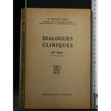 DIALOGUES CLINIQUES III SERIE