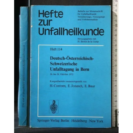 HEFTE ZUR UNFALLHEILKUNDE