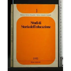 STUDI DI STORIA DELL'EDUCAZIONE 1 RIVISTA TRIMESTRALE