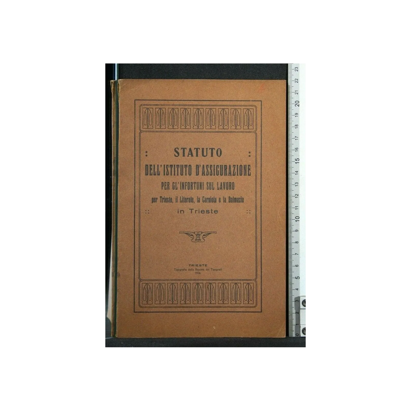 STATUTO DELL'ISTITUTO D'ASSICURAZIONE PER GL'INFORTUNI SUL