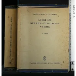 LEHRBUCH DER PHYSIOLOGISCHEN CHEMIE