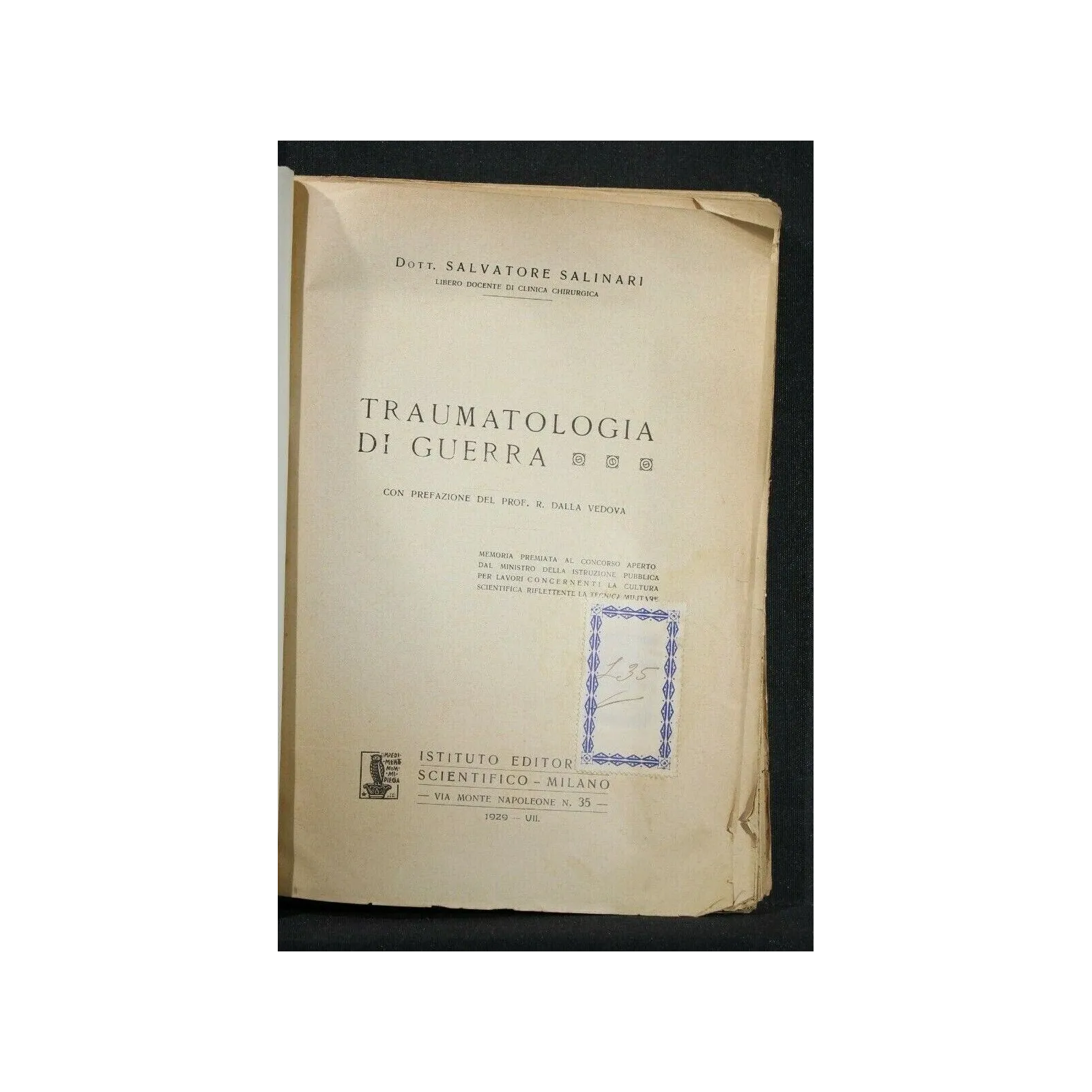 TRAUMATOLOGIA DI GUERRA