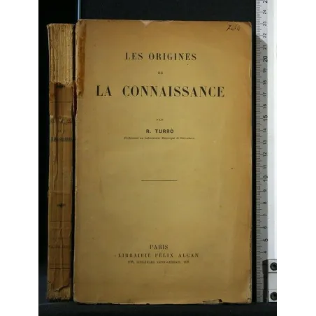 LES ORIGINES DE LA CONNAISSANCE