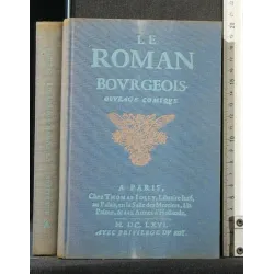 LE ROMAN BOURGEOIS OUVRAGE COMIQUE