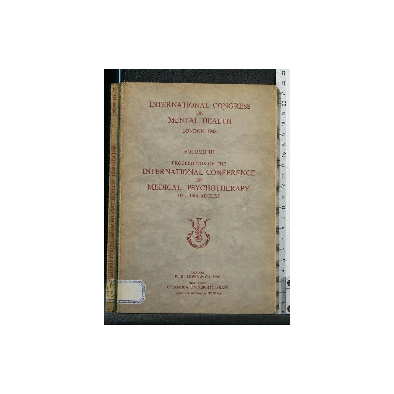 INTERNATIONAL CONGRES ON MENTAL HEALTH VOL 3