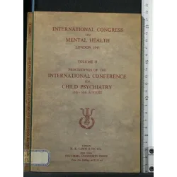 INTERNATIONAL CONGRESS ON MENTAL HEALTH VOL 2