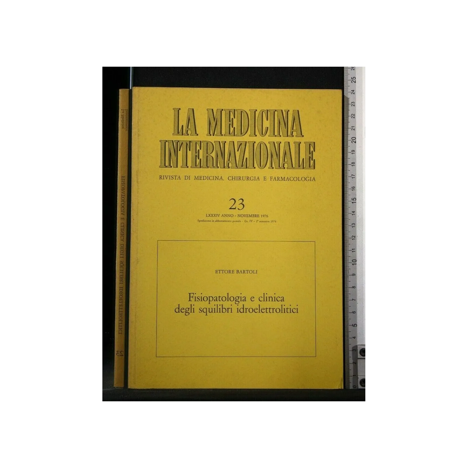 LA MEDICINA INTERNAZIONALE 23 FISIOPATOLOGIA E CLINICA DEGLI