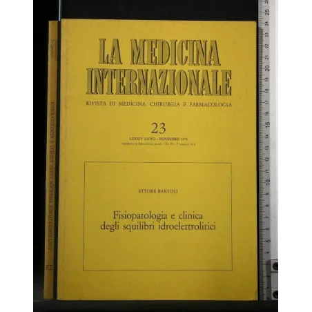 LA MEDICINA INTERNAZIONALE 23 FISIOPATOLOGIA E CLINICA DEGLI
