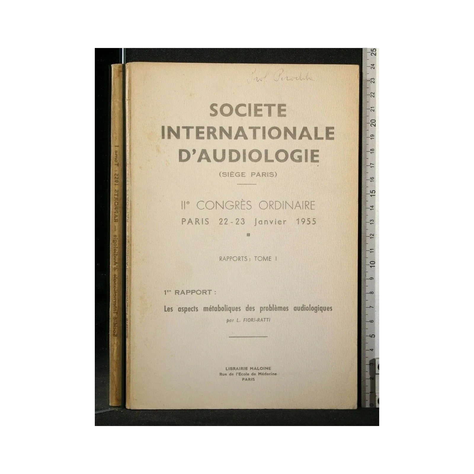 LES ASPECTS METABOLIQUES DES PROBLEMES AUDIOLOGIQUES SOCIETE