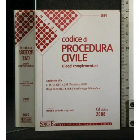 CODICE DI PROCEDURA CIVILE E LEGGI COMPLEMENTARI