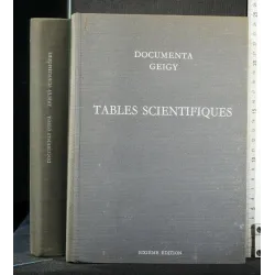 DOCUMENTA GEIGY TABLES SCIENTIFIQUES