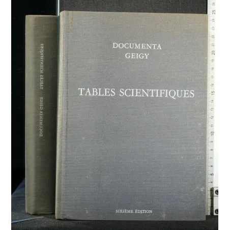 DOCUMENTA GEIGY TABLES SCIENTIFIQUES