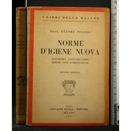 NORME D'IGIENE NUOVA NATURISMO - VEGETARIANISMO - ERRORI